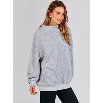 ANRABESS Women's Oversized Sweatshirt - Stylish Comfort