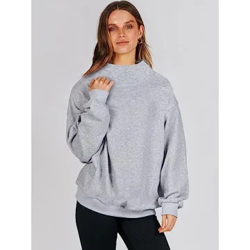 ANRABESS Women's Oversized Sweatshirt - Stylish Comfort