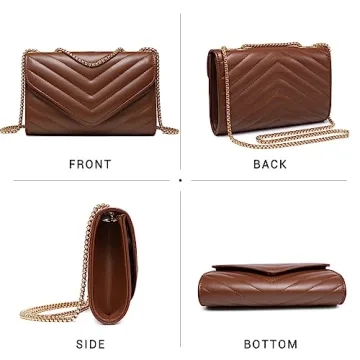 Chic Dasein Quilted Crossbody Bag for Women