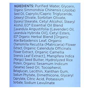 EO Body Lotion French Lavender Organic - 8 Fl Oz - Soothing Skin Care