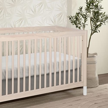 Beautiful Babyletto Gelato 4-in-1 Crib in Washed Natural & White