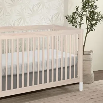 Beautiful Babyletto Gelato 4-in-1 Crib in Washed Natural & White