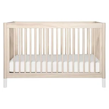 Beautiful Babyletto Gelato 4-in-1 Crib in Washed Natural & White