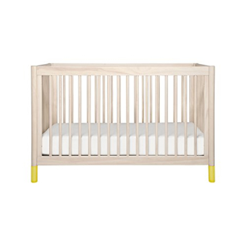 Beautiful Babyletto Gelato 4-in-1 Crib in Washed Natural & White