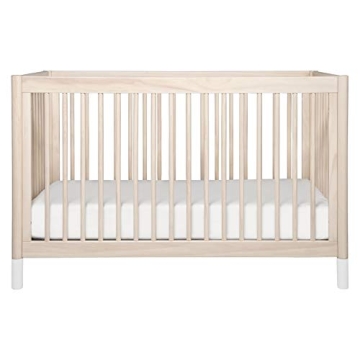 Beautiful Babyletto Gelato 4-in-1 Crib in Washed Natural & White