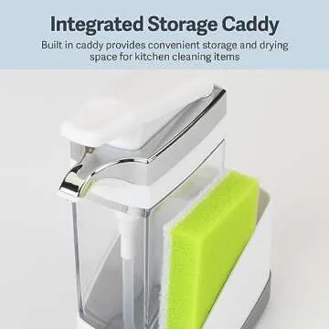 Casabella Sink Sider Soap Pump and Sponge Caddy