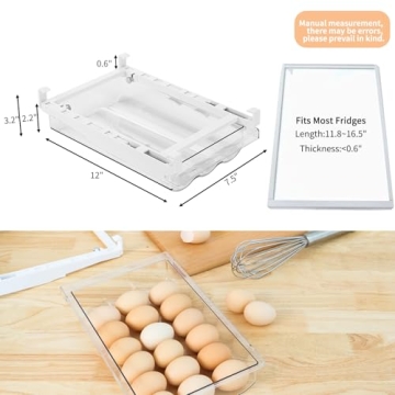Moretoes Egg Holder for Refrigerator - Organize Eggs Easily