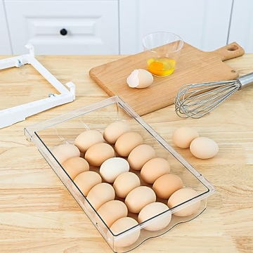 Moretoes Egg Holder for Refrigerator - Organize Eggs Easily