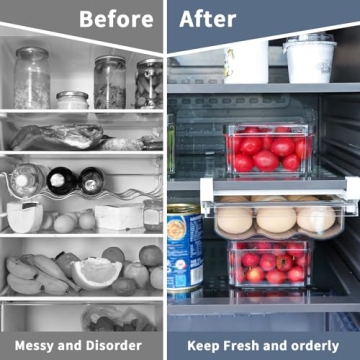 Moretoes Egg Holder for Refrigerator - Organize Eggs Easily