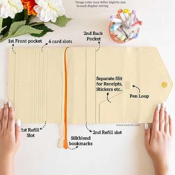 NEORAH A5 Notebook Sleeve with Dotted Journal and Gift Box