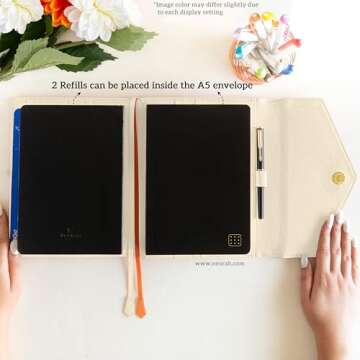 NEORAH A5 Notebook Sleeve with Dotted Journal and Gift Box