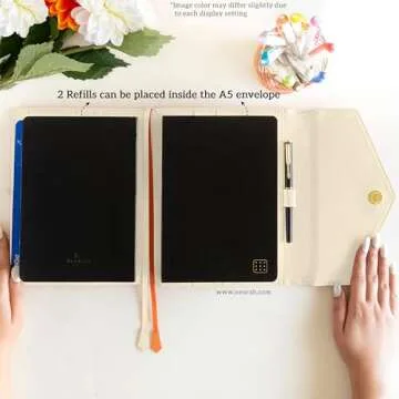 NEORAH A5 Notebook Sleeve with Dotted Journal and Gift Box
