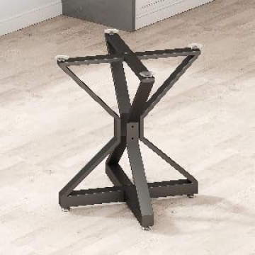 HEONITURE 28" Metal Table Base for Modern Dining and Coffee Tables