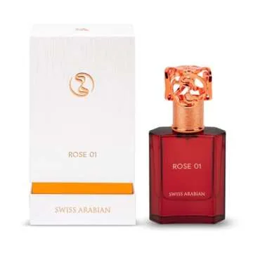 Swiss Arabian Rose 01 - Luxury Products From Dubai - Long Lasting, Addictive Personal EDP Spray Fragrance - Seductive Signature Aroma - 1.7 Oz