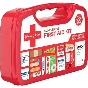 All-Purpose 160-Piece First Aid Kit for Home & Travel
