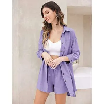 Zeagoo Women’s 2 Piece Tracksuit Set - Summer Comfort Outfit