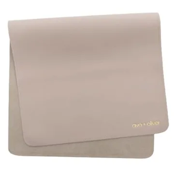 AVA + OLIVER Vegan Leather Baby Changing Mat - Portable and Wipeable