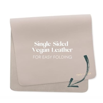 AVA + OLIVER Vegan Leather Changing Mat for Babies