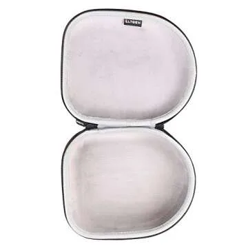 Headphone Case Compatible with Sennheiser Consumer Audio HD 560 S / 599 SE / 280 Pro / 599/600 / 660S2 / 620S / 569 Over-The-Ear Audiophile Headphones, Black+Gray