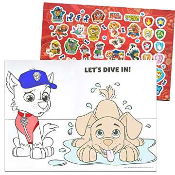 Paw Patrol Coloring and Activity Giant Floor Pad - Jumbo Paw Patrol Coloring Book (Paw Patrol Party ...