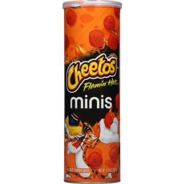 Minis Cheetos Canister - Flamin' Hot Snacks for Any Occasion
