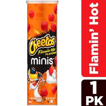 Minis Cheetos Canister - Flamin' Hot Snacks for Any Occasion