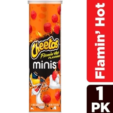 Minis Cheetos Canister - Flamin' Hot Snacks for Any Occasion