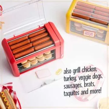 Nostalgia Oscar Mayer Hot Dog Roller Toaster Oven - Large Capacity
