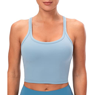 Lavento Longline Sports Bra for Women - Silky Soft Support
