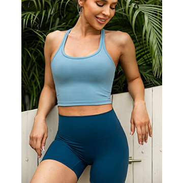 Lavento Longline Sports Bra for Women - Silky Soft Support