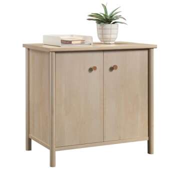 Sauder Whitaker Point Storage Cabinet, L: 31.5" x W: 20.47" x H: 29.76", Natural Maple Finish