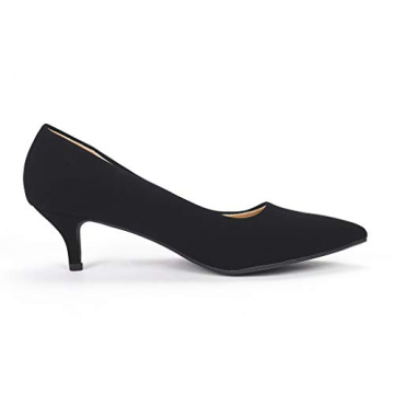 DREAM PAIRS Women's Comfortable Kitten Heels Pumps