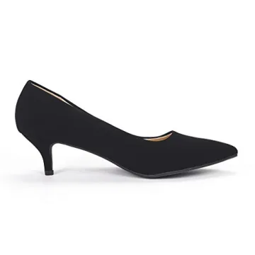 DREAM PAIRS Women's Comfortable Kitten Heels Pumps