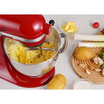 Durable Stainless Steel Flat Beater for Kitchenaid Mixers