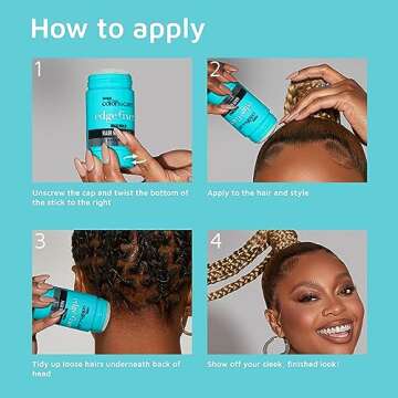 KISS COLORS & CARE Hair Wax Stick - Long-Lasting Hold & Conditioning Power