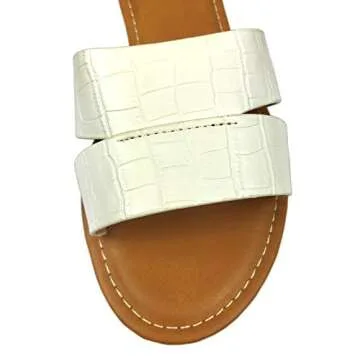 Flat Slide Sandal with Braided Strap for Summer Style