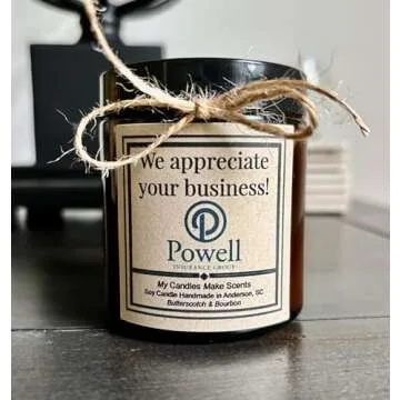 Personalized Handcrafted Soy Candles - Unique Gift Ideas