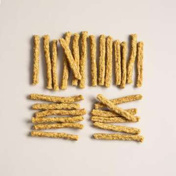 Polkadog Crunchy Clam Chowda Dog Treats, Cat Sticks – 100% Atlantic Ocean Quahogs - All-Natural Pet, Dog Treat - Savory, Healthy Puppy Stick – Limited Ingredients – 5 oz.