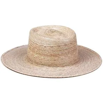 Stylish Lack of Color Palma Boater Hat for Women