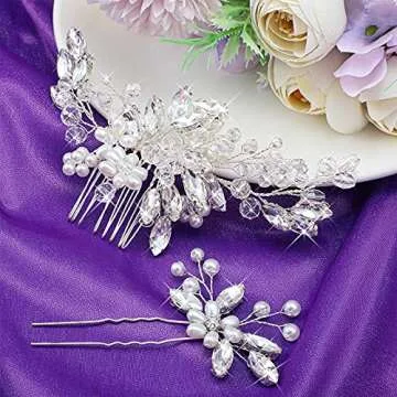 Elegant Yeshone Wedding Hair Accessories Set for Special Occasions