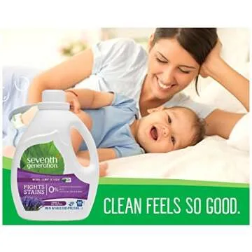 Seventh Generation Liquid Laundry Detergent, Lavender 100 Fl Oz