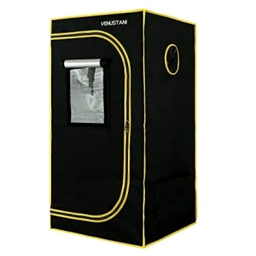 VTH 24x24x48 Hydroponic Mylar Grow Tent with Window and Removable Tray