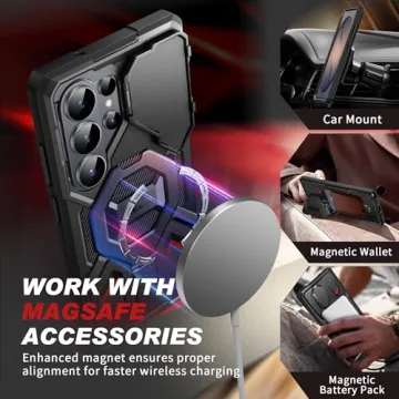 TONGATE Galaxy S26 Ultra Case | Magnetic Stand & Protection