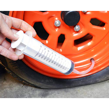 TireJect Lawn Mower Tire Sealant - Flat Tire Protection Kit