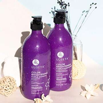 Luseta Purple Shampoo & Conditioner Set for Blonde Hair