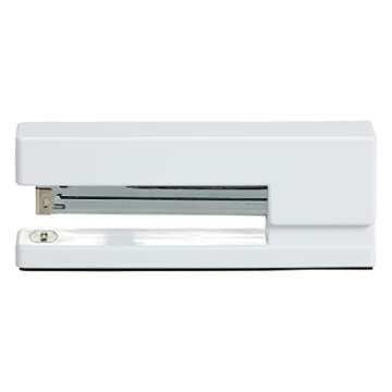JAM PAPER Modern Desk Stapler - White - Sold Individually