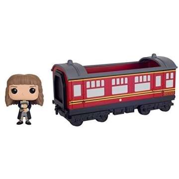Funko POP Rides: Harry Potter - Hogwarts Express Train car with Hermione Granger Action Figure