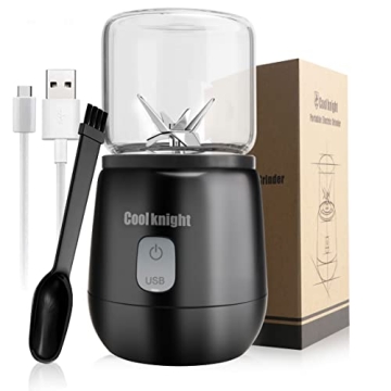 Effortless Herb Grinding with COOL KNIGHT Electric Grinder