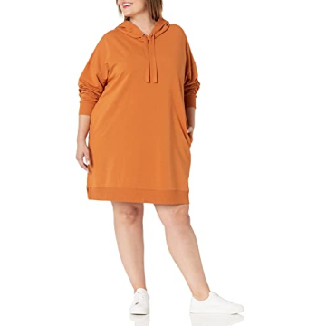 The Drop Women's Iona Long Sleeve Hoodie Sweatshirt Dress
