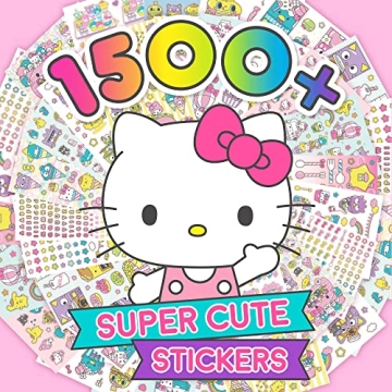 Sanrio Hello Kitty and Friends 1500+ Super Cute Kawaii Stickers, Hello Kitty Chococat My Melody Kero...